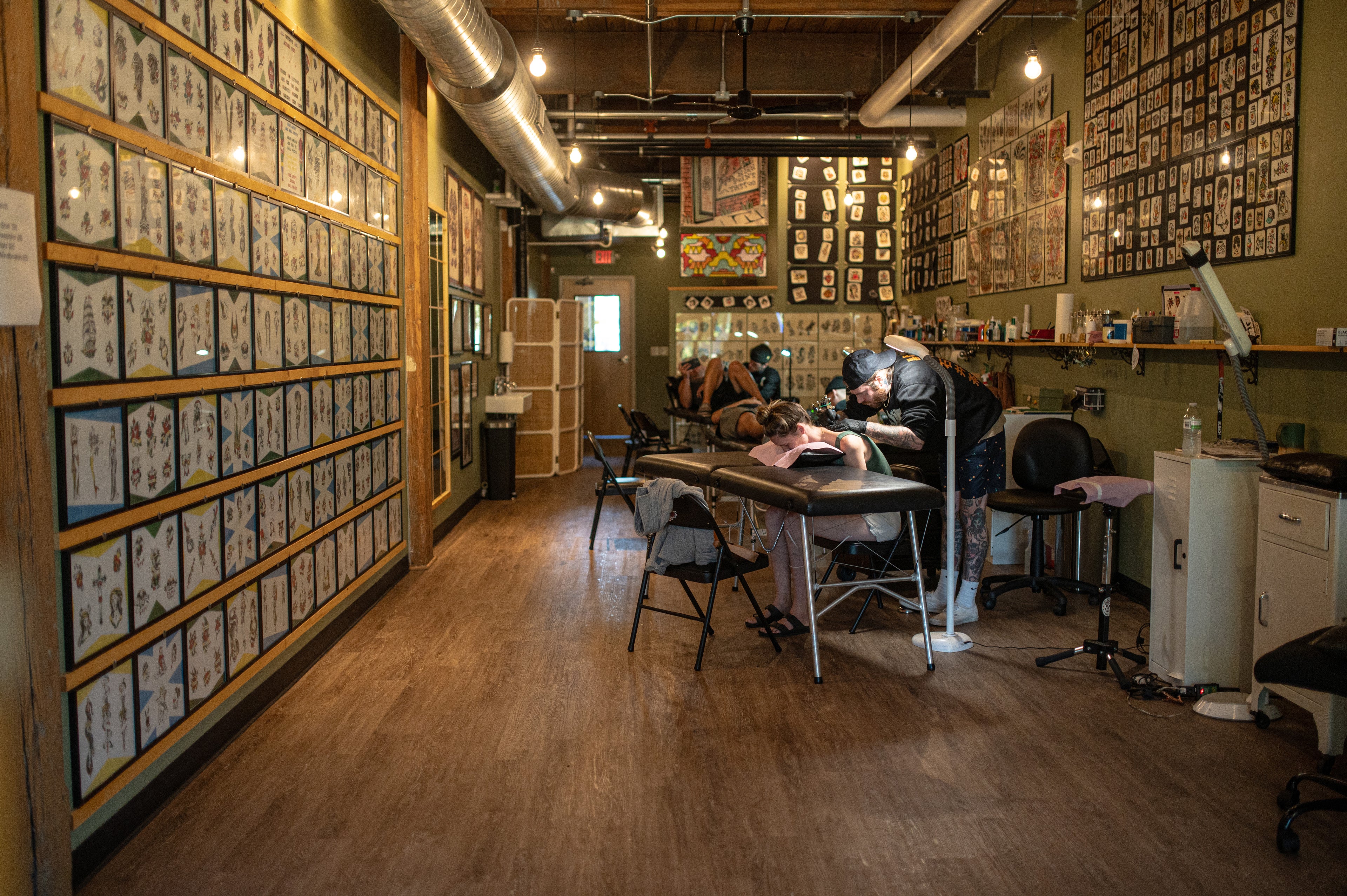 Inside High Point Tattoo Grand Rapids